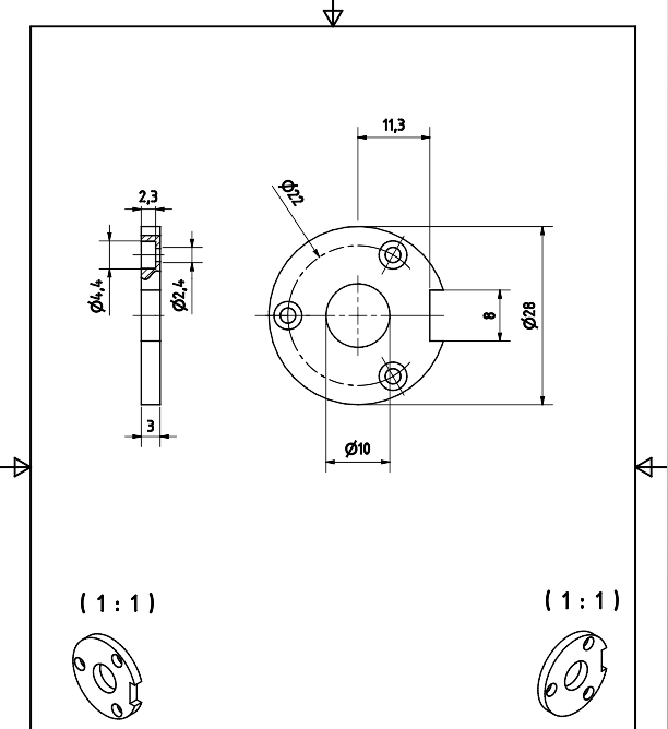 Cylinder Cap Drawing